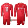 Oficiální Fotbalový Dres s Dlouhý Rukáv Liverpool M.Salah 11 Domácí 2021-22 pro Děti